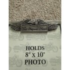 Vintage Mustang Pewter Motorcycle Frame  the Legend Lives  W  Eagle   3d Bike