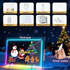 20 Inch Led Drawing Board Erasable Acrylic Electronic Writing Pad White