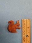 Vintage Mid-century Plastic Red Squirrel Miniature Figurine Germany