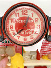 Vintage  malt Shop  Coca Cola Clock   Made In Usa 1980s   Works Perfect
