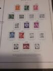 H e harris Stamp Album Pages assorted 1954 To 1961  25 Stamps