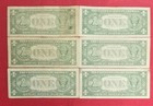 6-1957  1 United States Silver Certificates  star Notes   circulated Condition 
