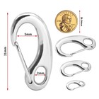 Carabiner Clip  21mm Spring Snap Hook Zinc Alloy Hanging Buckle Carabiners Fo   