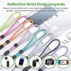 Frgkbtm Reflective Hand Wrist Strap Lanyard  8 Pcs Adjustable Nylon Wrist Str   