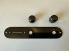 Schecter Van Nuys Era Tele Black Brass Dome Knobs And Control Plate