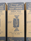  5  Rodale Touchette Quiet Single Pole On off Push Button Switch Ivory 15a  422