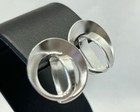 Vintage 1960   s Danish Sterling Silver Large Unique Earrings  9 40 Grams