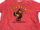 Ryan Adams Fall winter Tour Shirt 2022 Whiskeytown Heathered Pink Size 2xl