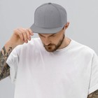 Blank Snapback Hat Adjustable Flat Bill Baseball Cap Trucker Solid Colors Men