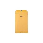 Quality Park Clasp Envelope  55 6 X 9 28lb Brown Kraft 100 box 37855