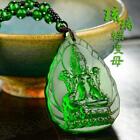 Feng Shui Buddha Statue Green Tara Pendant Tibetan Buddhist Amulet Necklace  b 