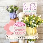Mother day Candy Dish Cauldron  Mother Mini Ceramic Candy Bowl Grandma Kiss