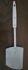 Mid Century White Turquoise Atomic Starburst  Angled Flipping Spatula Vintage