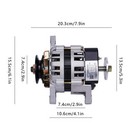 2000w Permanent Magnet Generator 12v 14v Pma Alternator Charging Pure Copper Dc