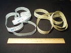 8 Feet Of Rare Computer Punched Paper Tape  Historic  50 Years Old  Two Rolls
