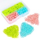  380 Pieces Colorful Knitting Stitch Markers Rings  Stitch 3 Colors 380pcs