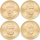 2014 P Presidential Dollar 4 Coin Set Bu Uncirculated Mint State  1 Collectible 