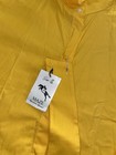 Maze Equestrian Apparel English Show Shirt Yellow Men   s 18 42 Xl Msrp 105 Riding