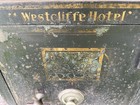 Antique Floor Safe With Yale   Towne Mfg Co Lock   Dial  32 5 H X 22 5 W X 23 D 