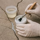 Hxogyub Concrete Crack Repair Kit  epoxy Resin   Paste  With Brush gloves 