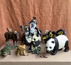 Schleich Mixed Animals And Knights With Matching Horse Great Condition