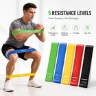 1-5pcs Resistance Bands Exercise Loop Workout Fitness Gym Strength Training Yoga