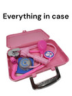 Fisher Price Pink Medical Doctor Kit Tool Set Case Stethoscope - Incomplete