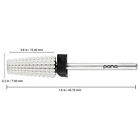 Usa  1 Pana 5 In 1 Nail Carbide Bit - Silver - Extra Coarse Grit 3 32 