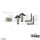 Yamaha Yfz 450 Nerf Bars  Pro Peg Heel Guard  Alba Racing  Black Black 199 T7 Bb
