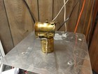 Justrite Brass Miner s Carbide Lamp With Tommy Stick Working Smooth Bottom Large