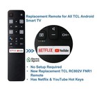 Rc802v New Remote Control For Tcl Android Tv And Tcl Google Smart Tv  no Voice 