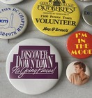 Vintage Advertising Buttons Pins Lot Pin Backs