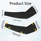 2 Length  32 Cm   12 6 In  Cuff Diameter  7-9   2 8-3 6 Black White