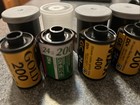 Lot Of 5 Assorted Brands Rolls Of 35mm Film Kodak Fuji Film 200-400-exp