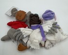 Disney Store Mini Bean Bag Plush-the Rescuers-bernard  Miss Bianca   Orville