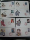 Japan Early Stamps First Day Cover Set Art - Culture