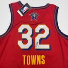 Autographed signed Karl-anthony Towns 2024-2025 Red All-star Jersey Psa Coa