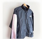 Adidas Originals Woman s 3 Pale Pink Stripes Windbreaker Jacket Size M Black Nwt