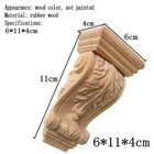 Wood Wardrobe Decorative Corbel Applique Stigma Carved Shavings Craft Home Decor