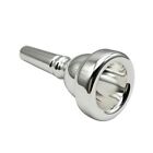 E Flat Alto Horn Mouthpiece Silver Plated Copper Mouth - New Horn Accessories
