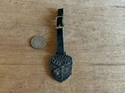 Loyal Order Of Moose Watch Fob Loom Great Graphics Leather Strap P a p  Vtg