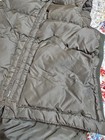 Vintage 70 s Comfy Brand Goose Down Puffer Vest Olive Green Size Small Nylon 