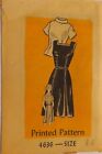 Misses Blouse And Jumper Pattern Knee Length Mail Order 4636 Vintage 50s 60s
