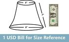 Softback Bell Lampshade  Faux Silk  5 x 9 x 7    Spider-fitter  Many Colors
