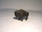 Vintage Prewar Era 3  Solid Metal Bison Buffalo Figure   