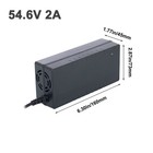54 6v 2a Charger 48v Electric Bike Lithium Battery Batterie Dc 5 5x2 1mm Plug