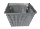 11  Sq Aquatic Pond Plant Basket Plastic Slotted Mesh Garden Pots  Value 3 Pack