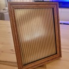 Vintage 90s Solid Wood Oak 8x10 Photo Picture Frame Country Cottage Farmhouse