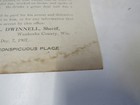 Wanted Poster For Murder Waukesha Wisconsin 1907