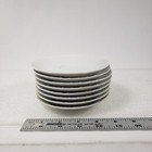 Lot Of 8 Saucers 7 Cups Toscany Bianco Fine China Japan Tea Cofee Decor Textured